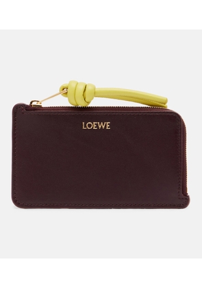 Loewe Knot leather card holder