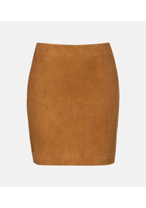 Rotate Suede miniskirt