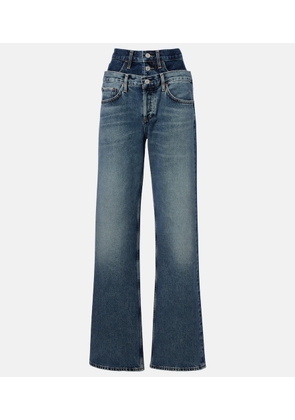 Agolde Elson high-rise wide-leg jeans