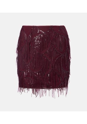 Rotate Sequined miniskirt