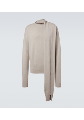 Calvin Klein Collection Rex scarf-detail cashmere sweater