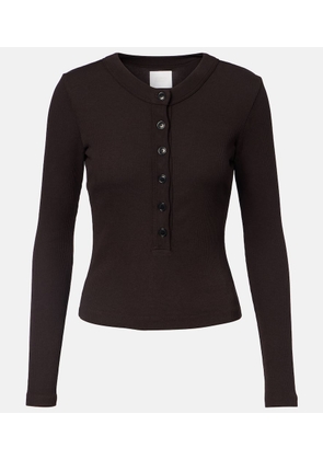 Citizens of Humanity Ribbed-knit jersey top