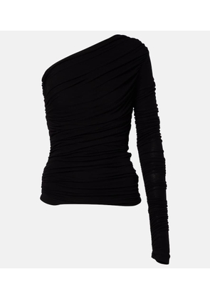 Agolde Annette asymmetrical ruched top