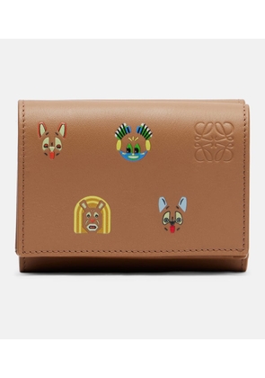Loewe x Louis Wain Cats leather wallet