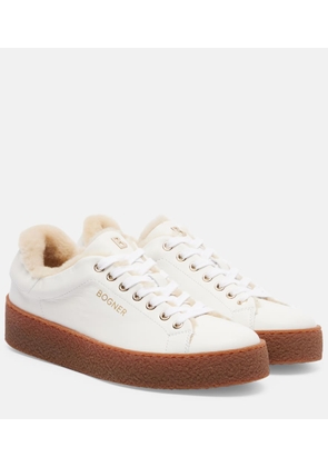 Bogner Lucerne shearling-lined leather sneakers