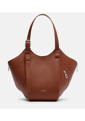 Loewe Hammock Flip leather tote bag