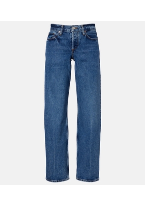 Agolde Low-rise straight jeans