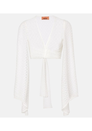 Missoni Lame crop top