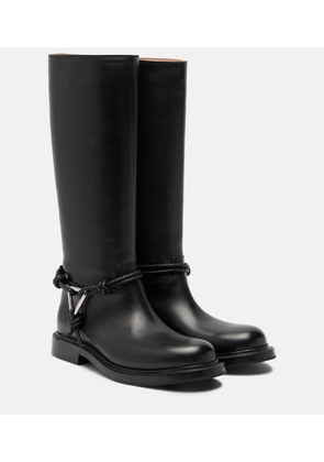 Bottega Veneta James leather knee-high boots
