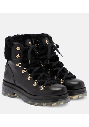 Bogner Swansea shearling-lined leather ankle boots