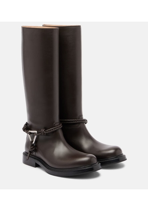 Bottega Veneta James leather knee-high boots