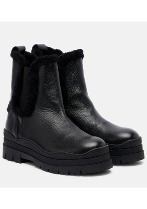 Bogner Arosa shearling-lined leather Chelsea boots
