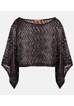 Missoni Zig Zag sequined top