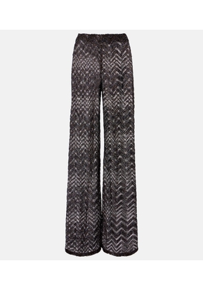 Missoni Open-knit wide-leg pants