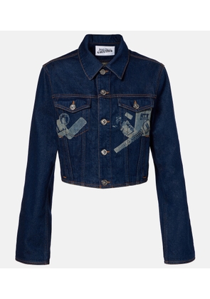 Jean Paul Gaultier Cropped denim jacket