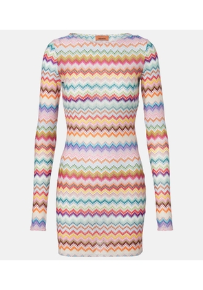 Missoni Zig Zag lame minidress