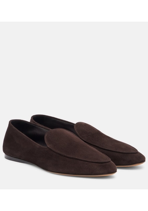 The Row Awar suede loafers