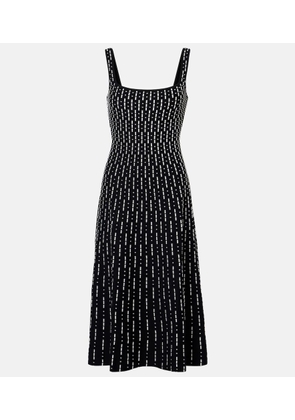 Staud Ellison compact knit midi dress