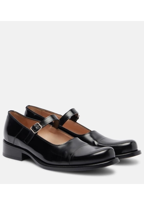 The Row Kai leather Mary Jane flats