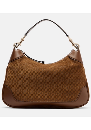Gucci Gucci B Medium suede shoulder bag