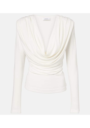 Wardrobe.NYC Draped jersey top