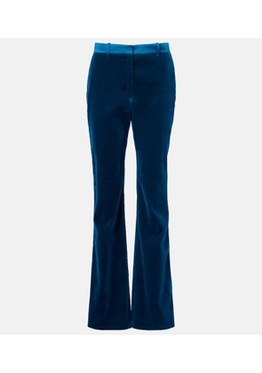 Rabanne Cotton-blend velvet flared pants