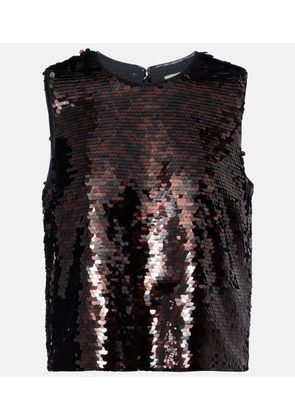 Staud Sequined top
