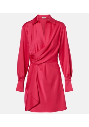 Simkhai Talit draped satin wrap dress