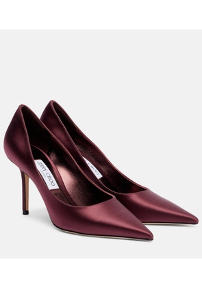 Jimmy Choo Love 85 satin pumps