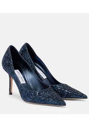 Jimmy Choo Love 85 glitter pumps