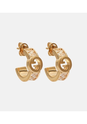 Gucci Gucci Blondie embellished hoop earrings