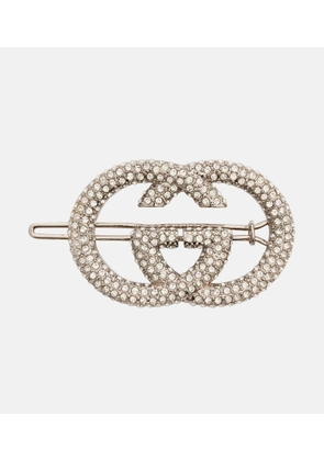 Gucci Interlocking G embellished barrette
