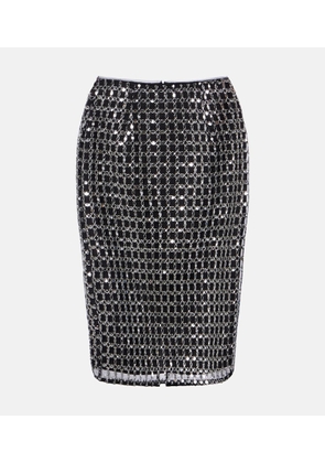 Rotate Embellished midi skirt