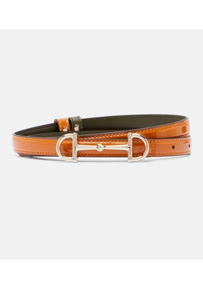 Gucci Horsebit reversible leather belt
