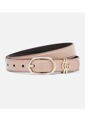 Gucci Double G leather belt