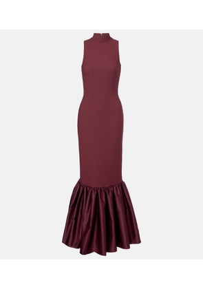 Rotate Gathered maxi dress