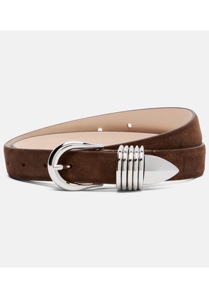 Dehanche Hollyhock suede belt