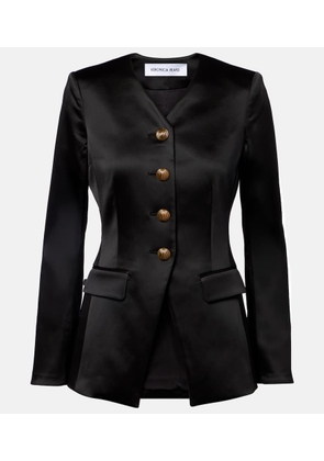 Veronica Beard Cynthia satin blazer