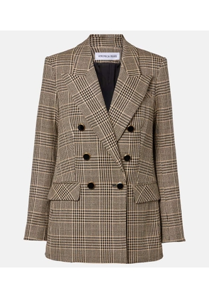 Veronica Beard Rhys Houndstooth double-breasted blazer