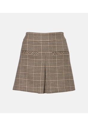 Veronica Beard Pavaline houndstooth miniskirt