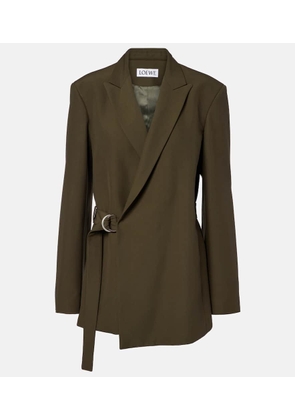 Loewe Belted wool blazer