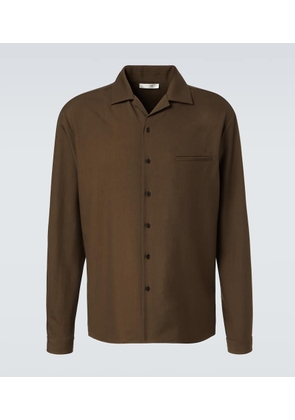 The Row Kanta wool shirt