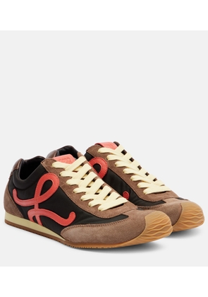 Loewe Ballet Runner 2.0 suede-trimmed sneakers