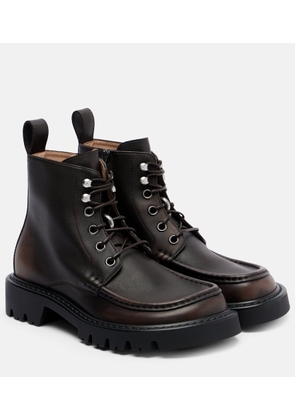 Loewe Sierra leather combat boots
