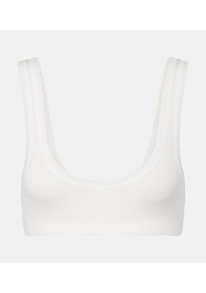 Calvin Klein Collection Lillian cotton-blend bralette