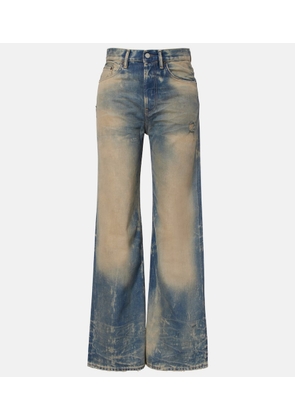Acne Studios 2021 high-rise wide-leg jeans