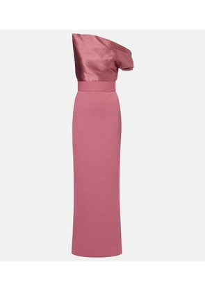 Solace London Magda asymmetric gown