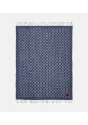 Gucci GG wool and cashmere blanket