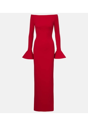 Solace London Anica off-shoulder gown