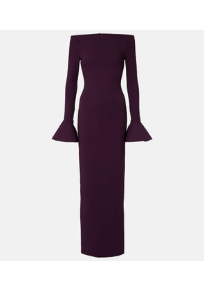 Solace London Anica off-shoulder gown
